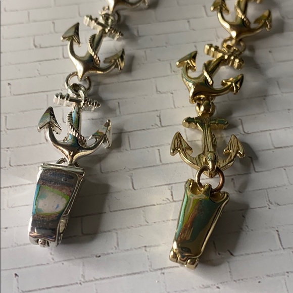 Silver & Gold Anchor Bracelets - Picture 3 of 3